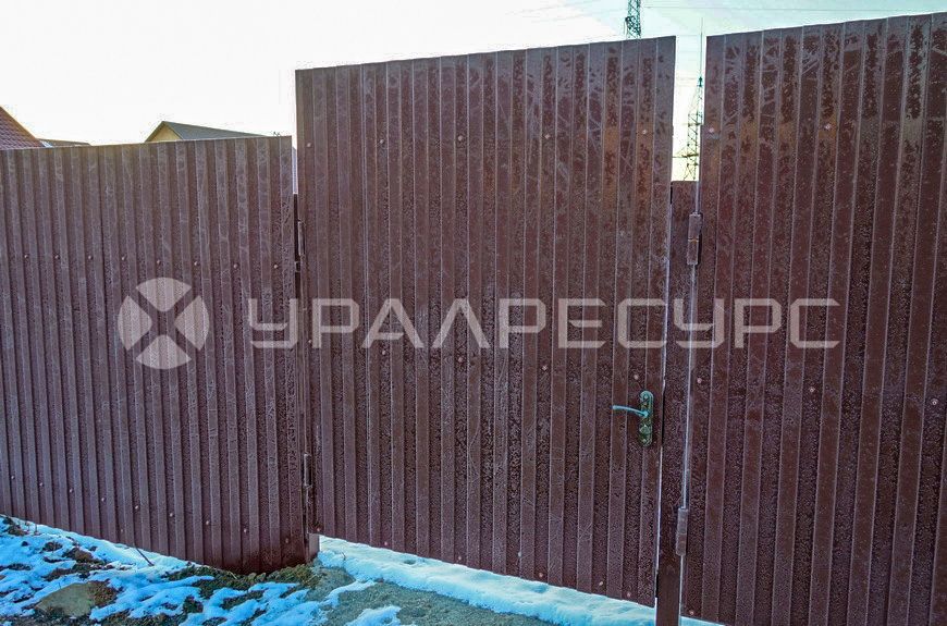 Ограждение из профлиста в пос. Кирпичный