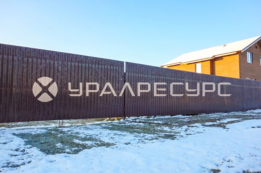Ограждение из профлиста в пос. Кирпичный